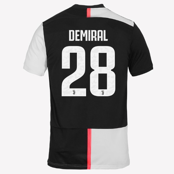 Camiseta Juventus NO.28 Demiral Primera equipo 2019-20 Blanco Negro